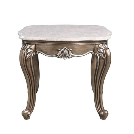 Elozzol Antique Bronze End Table - Ornate Home