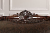 Elpis Brown/Espresso Loveseat - Ornate Home