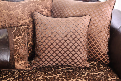 Elpis Brown/Espresso Sofa & Loveseat - Ornate Home