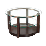 Elsa Espresso 2-Piece Occasional Table Set - Ornate Home