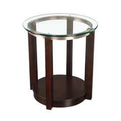 Elsa Espresso End Table - Ornate Home