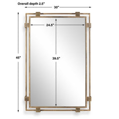 Elsher Gold Vintage Mirror - Ornate Home