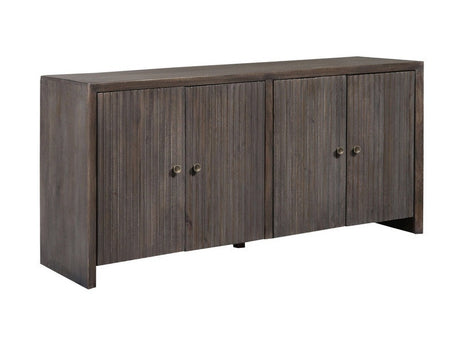 Elston Brown Four-Door Sideboard - Ornate Home