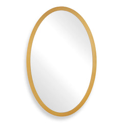 Elstree Antique Brass Oval Mirror - Ornate Home