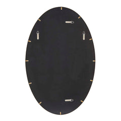 Elstree Antique Brass Oval Mirror - Ornate Home