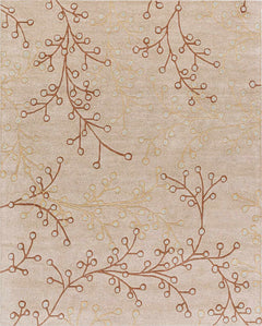 Elsu Beige&Gray Wool Rug - Ornate Home