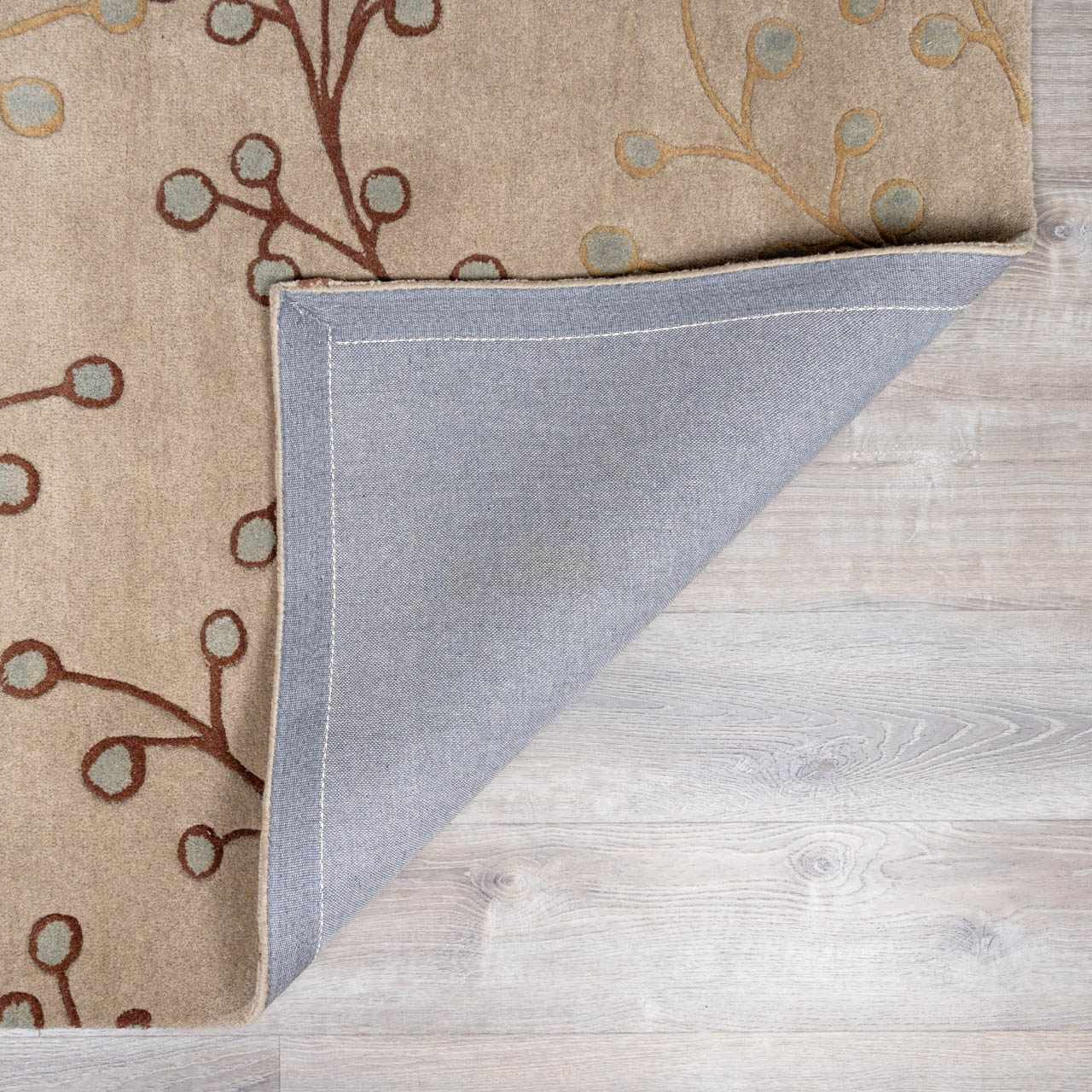 Elsu Beige&Gray Wool Rug - Ornate Home