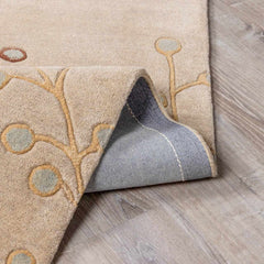 Elsu Beige&Gray Wool Rug - Ornate Home
