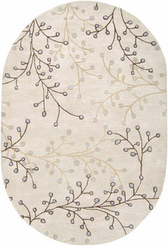 Elsu Beige&Gray Wool Rug - Ornate Home