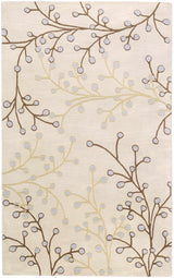 Elsu Beige&Gray Wool Rug - Ornate Home