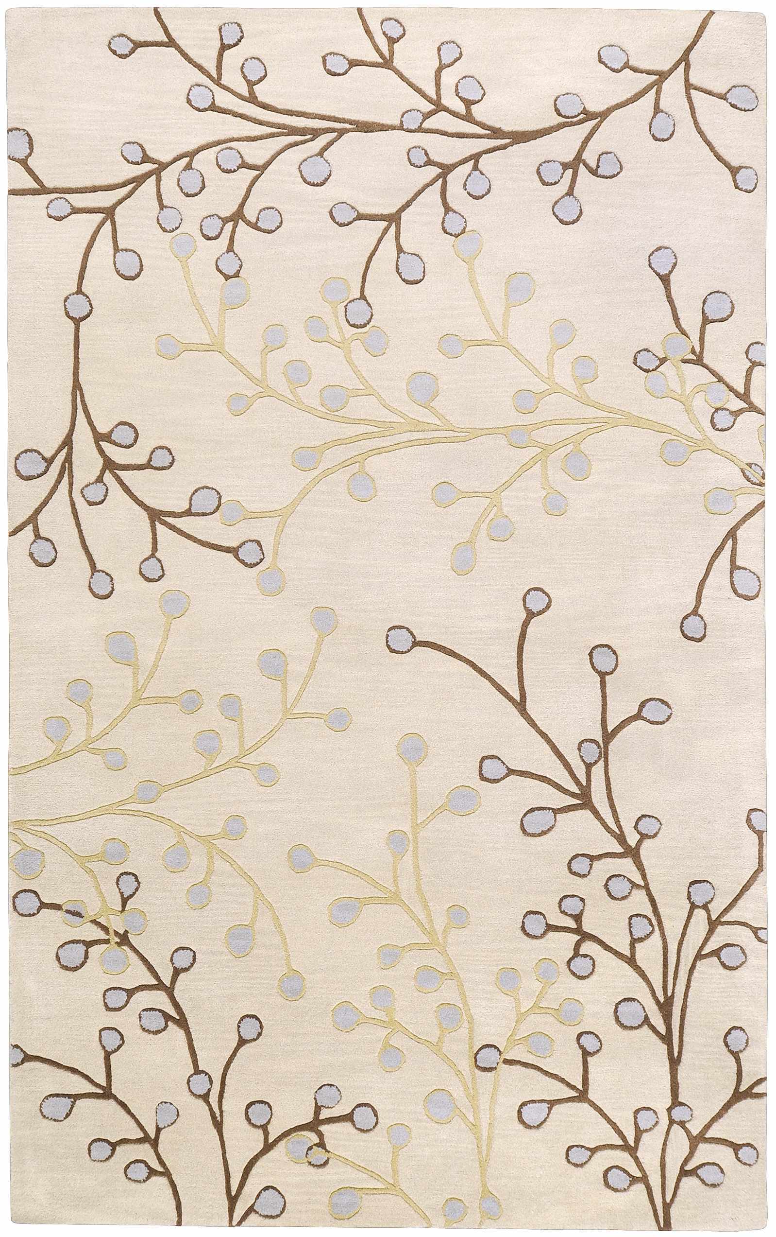 Elsu Beige&Gray Wool Rug - Ornate Home