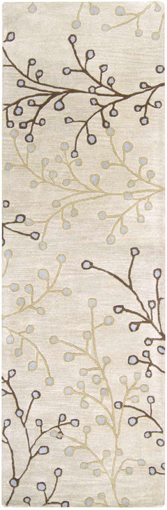 Elsu Beige&Gray Wool Rug - Ornate Home
