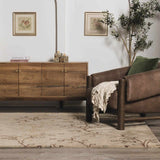 Elsu Beige&Gray Wool Rug - Ornate Home