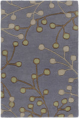 Elsu Brown Beige Wool Rug - Ornate Home