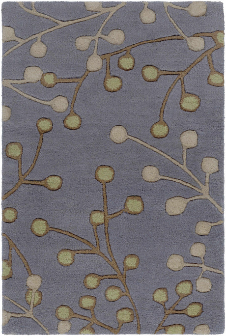 Elsu Brown Beige Wool Rug - Ornate Home