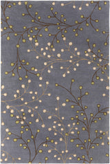 Elsu Brown Beige Wool Rug - Ornate Home