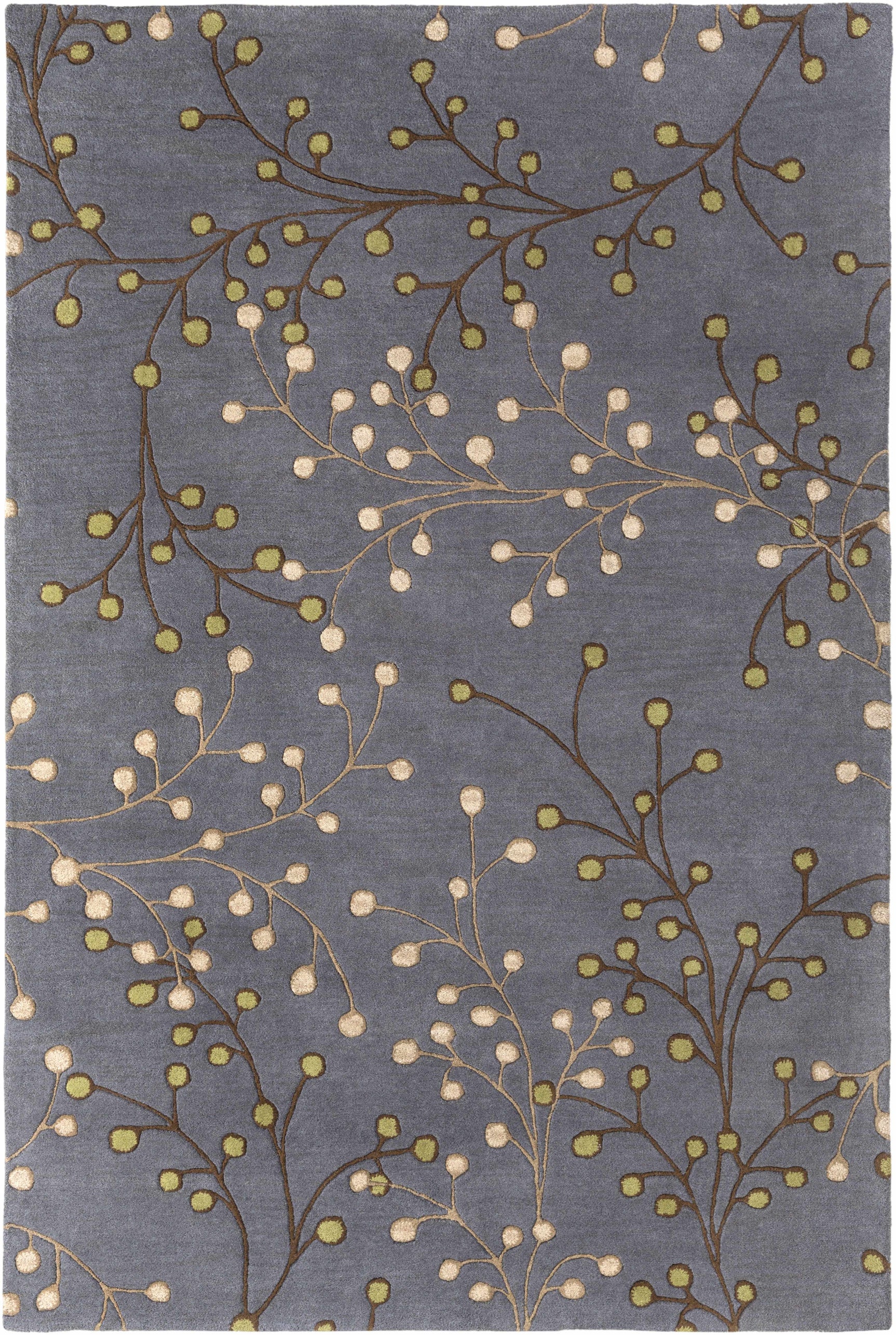 Elsu Brown Beige Wool Rug - Ornate Home