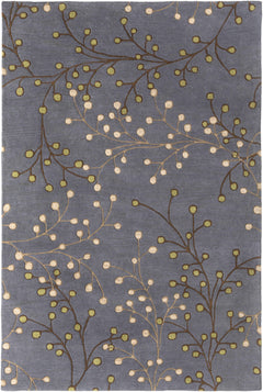 Elsu Brown Beige Wool Rug - Ornate Home