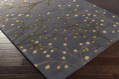 Elsu Brown Beige Wool Rug - Ornate Home