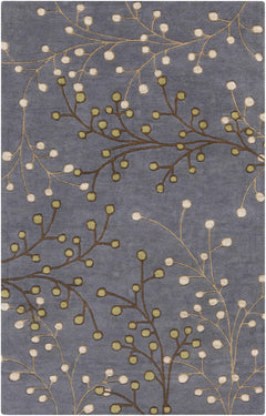 Elsu Brown Beige Wool Rug - Ornate Home