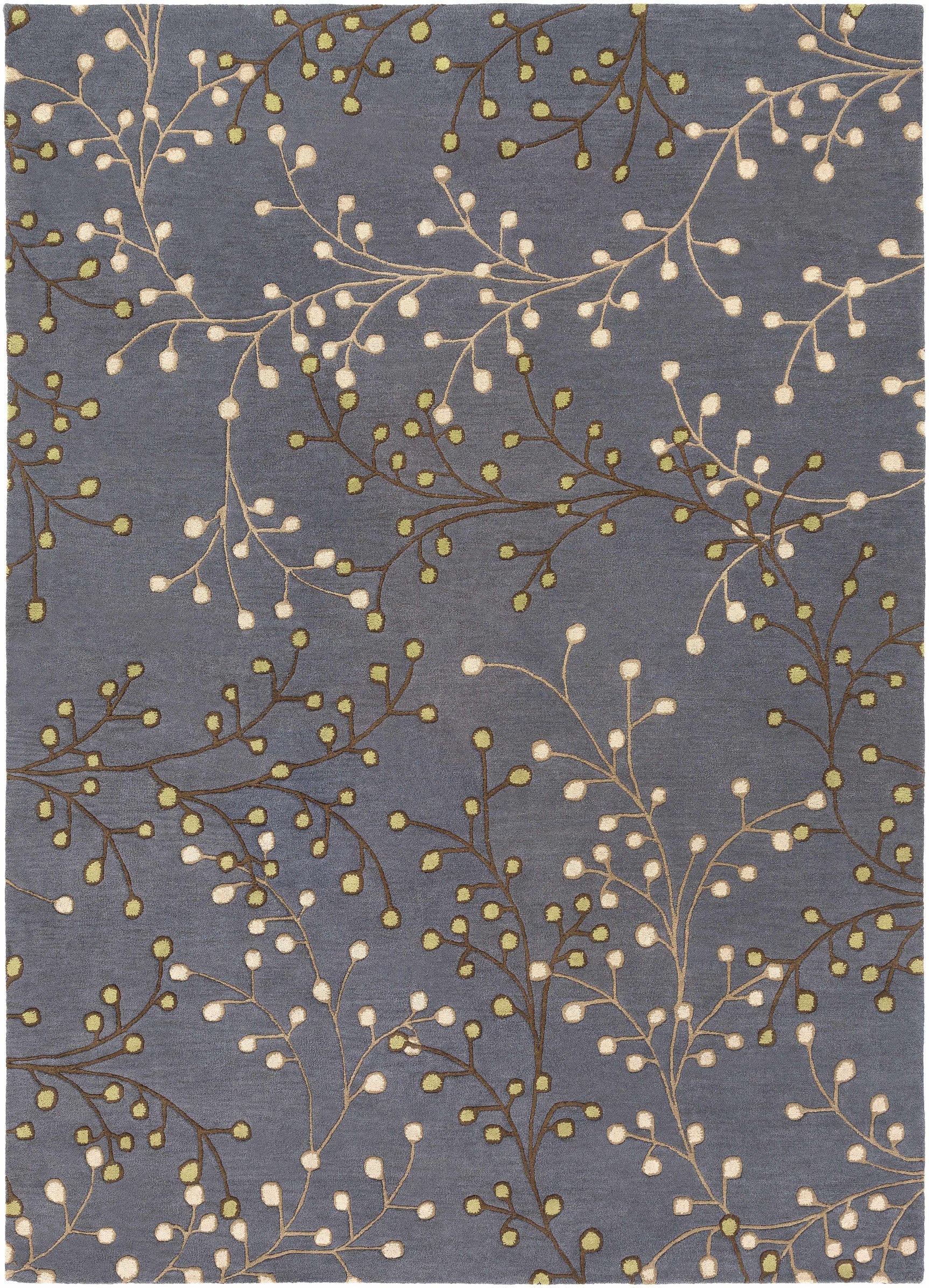 Elsu Brown Beige Wool Rug - Ornate Home