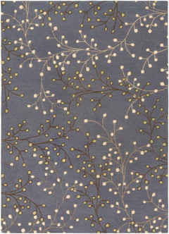 Elsu Brown Beige Wool Rug - Ornate Home