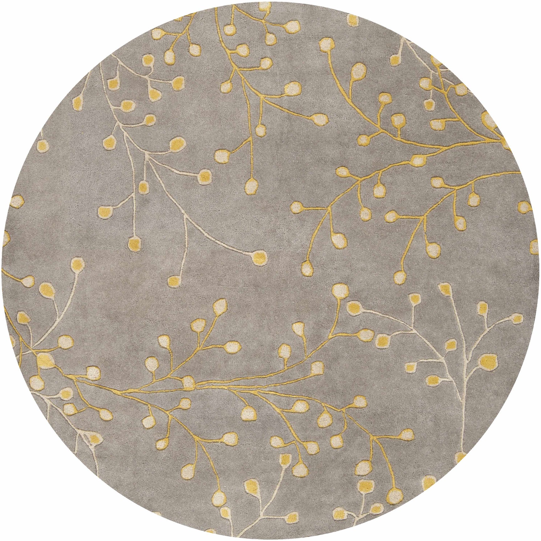 Elsu Mustard Wool Area Rug - Ornate Home