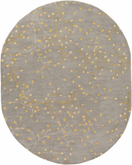 Elsu Mustard Wool Area Rug - Ornate Home