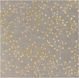 Elsu Mustard Wool Area Rug - Ornate Home