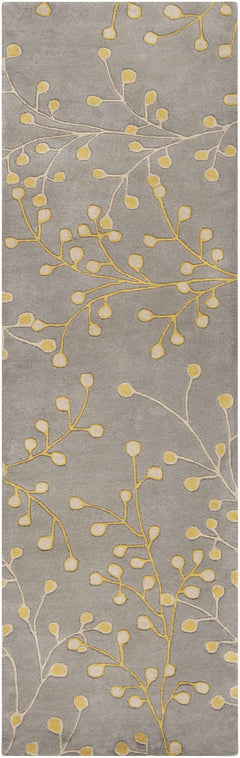 Elsu Mustard Wool Area Rug - Ornate Home