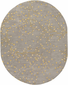 Elsu Mustard Wool Area Rug - Ornate Home