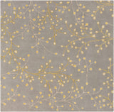 Elsu Mustard Wool Area Rug - Ornate Home