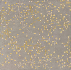 Elsu Mustard Wool Area Rug - Ornate Home