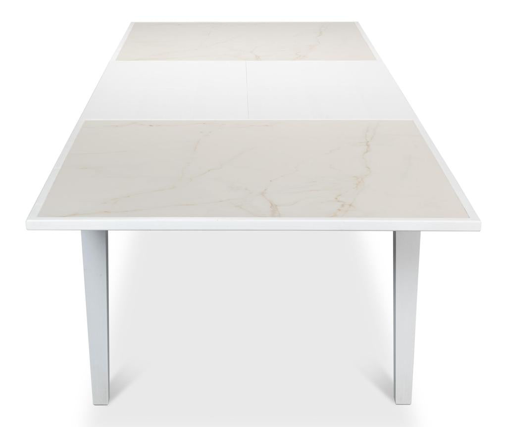 Elton Butterfly White Dining Table - Ornate Home