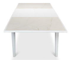 Elton Butterfly White Dining Table - Ornate Home