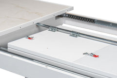 Elton Butterfly White Dining Table - Ornate Home