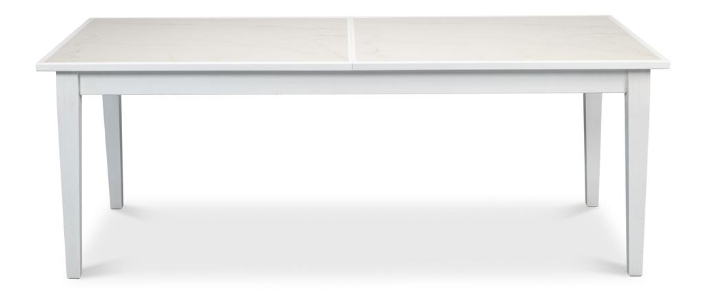 Elton Butterfly White Dining Table - Ornate Home