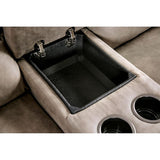 Elton Light Gray Power Loveseat - Ornate Home