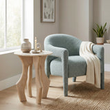 Eluma Dusty Teal Accent Chair - Ornate Home