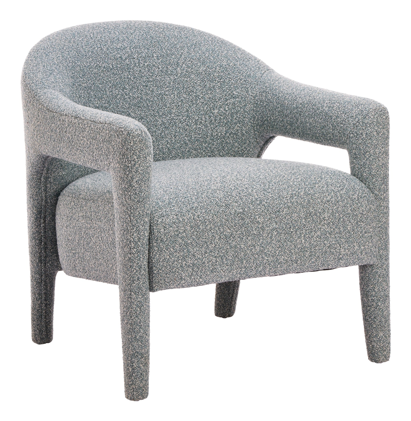 Eluma Dusty Teal Accent Chair