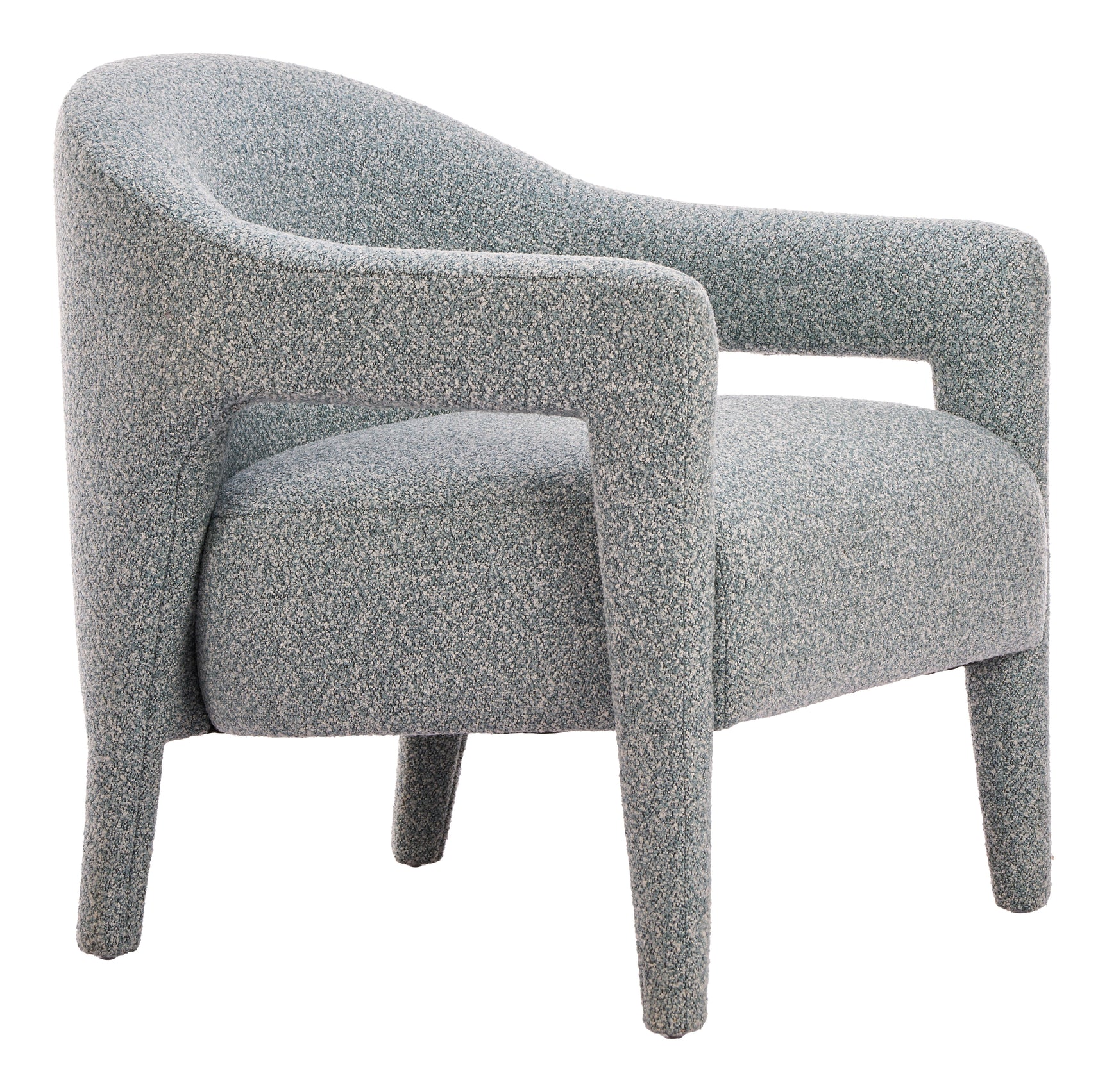 Eluma Dusty Teal Accent Chair