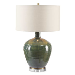 Elva Emerald Table Lamp - Ornate Home