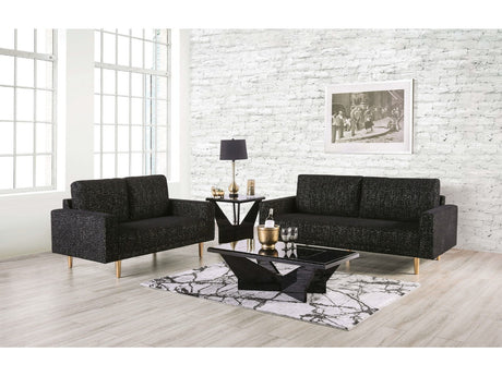 Elverum Black Sofa & Loveseat - Ornate Home