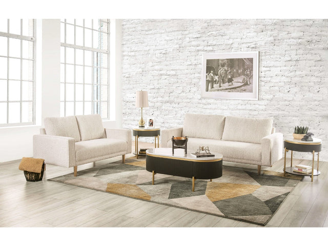Elverum Off-White Sofa & Loveseat - Ornate Home