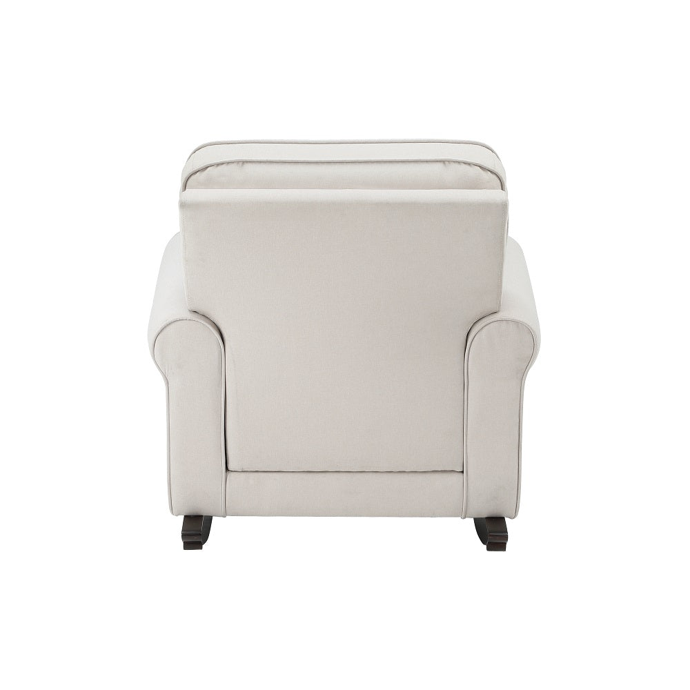 Elvin Beige Rocking Chair - Ornate Home