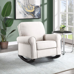 Elvin Beige Rocking Chair - Ornate Home