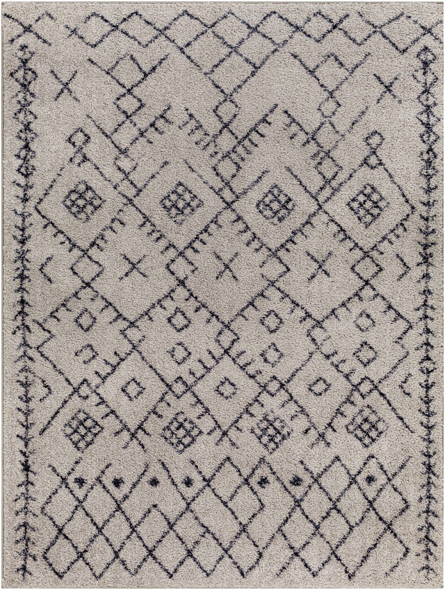 Elyes Gray Washable Area Rug - Clearance - Ornate Home