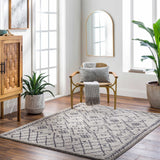 Elyes Gray Washable Area Rug - Clearance - Ornate Home