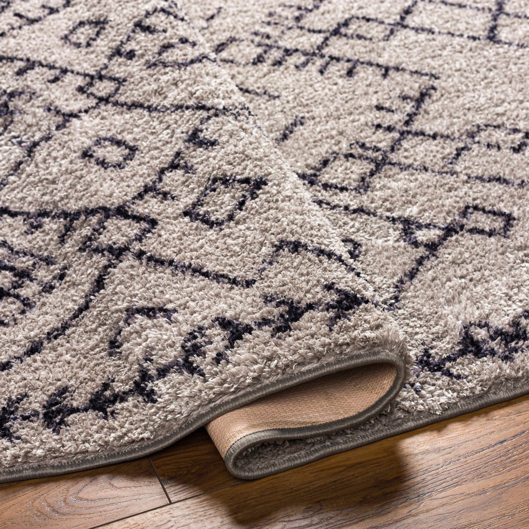 Elyes Gray Washable Area Rug - Clearance - Ornate Home