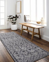 Elyes Gray Washable Area Rug - Clearance - Ornate Home